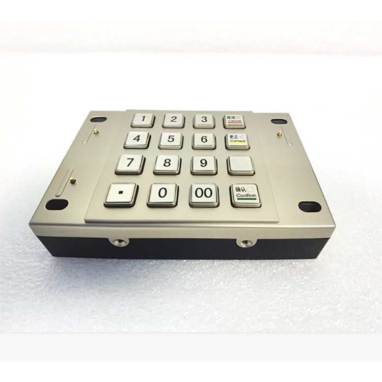 Καρφίτσα USB RS232 PCI 4,0 το επικυρωμένο ATM Machine Keypad DES 3DES Encrypted 16 κλειδιά
