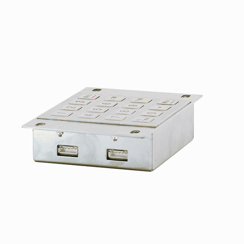 IP65 Ατσάλινο ΑΤΜ Κρυπτογραφημένο Μεταλλικό Πιν Πάν με 16 κλειδιά για Κιόσκο Πληρωμών Αυτοεξυπηρέτησης